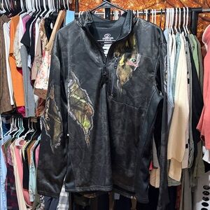 Realtree Black and Gray Camo Jacket